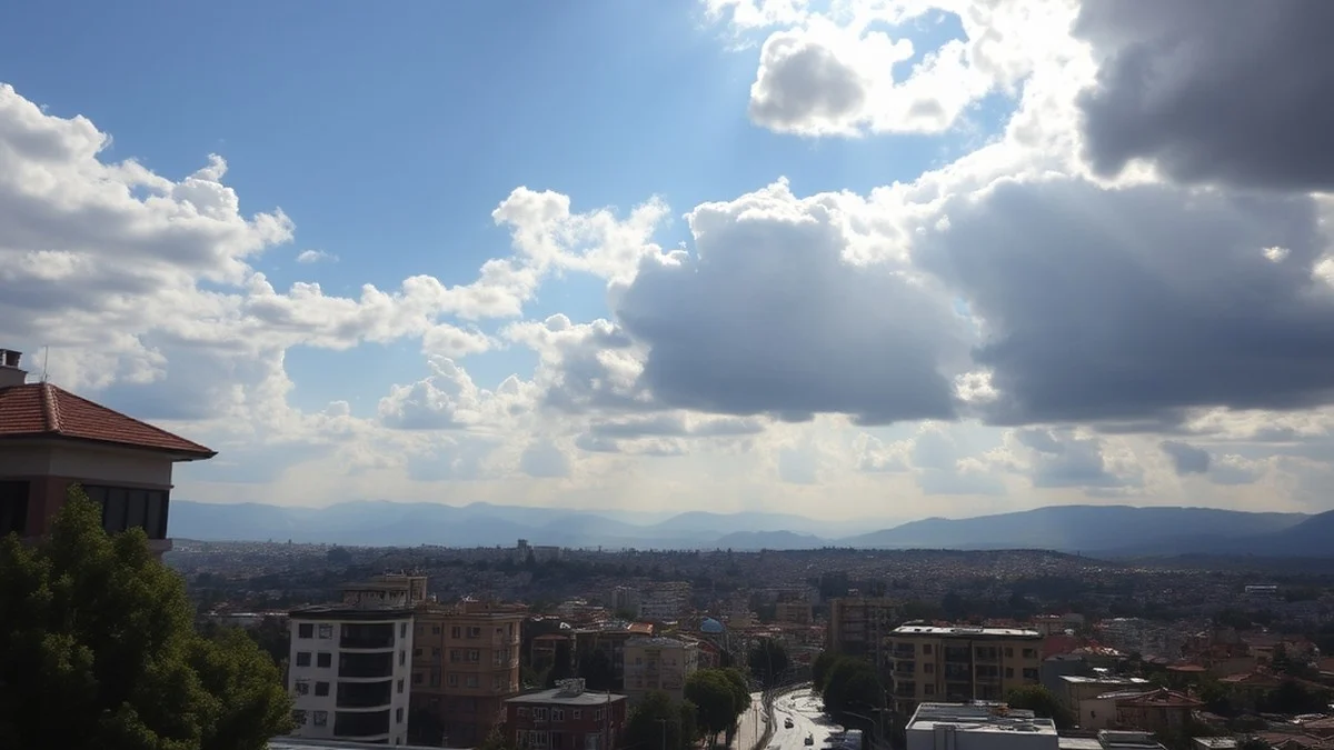 Adana'da Bugün Sıcaklık 33°C'ye Ulaşacak
