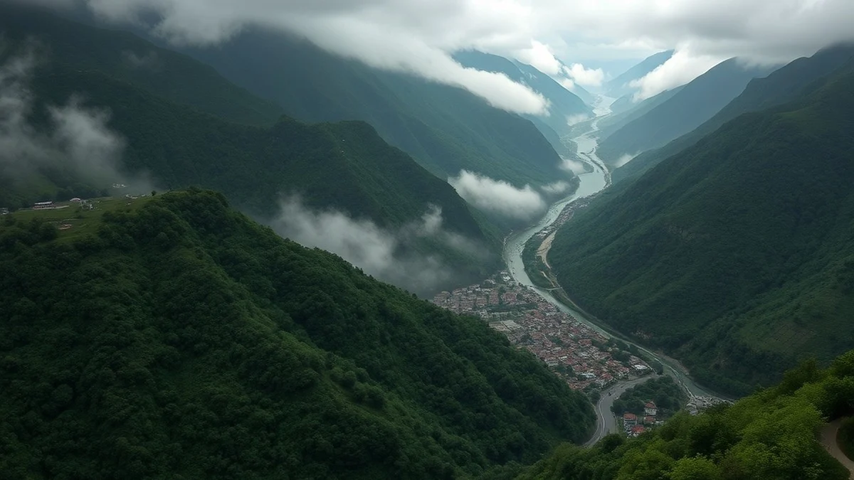 Artvin Güne Gök Gürültülü Sağanak Yağışla Başlıyor: Sıcaklık 26 Derece Ölçülecek