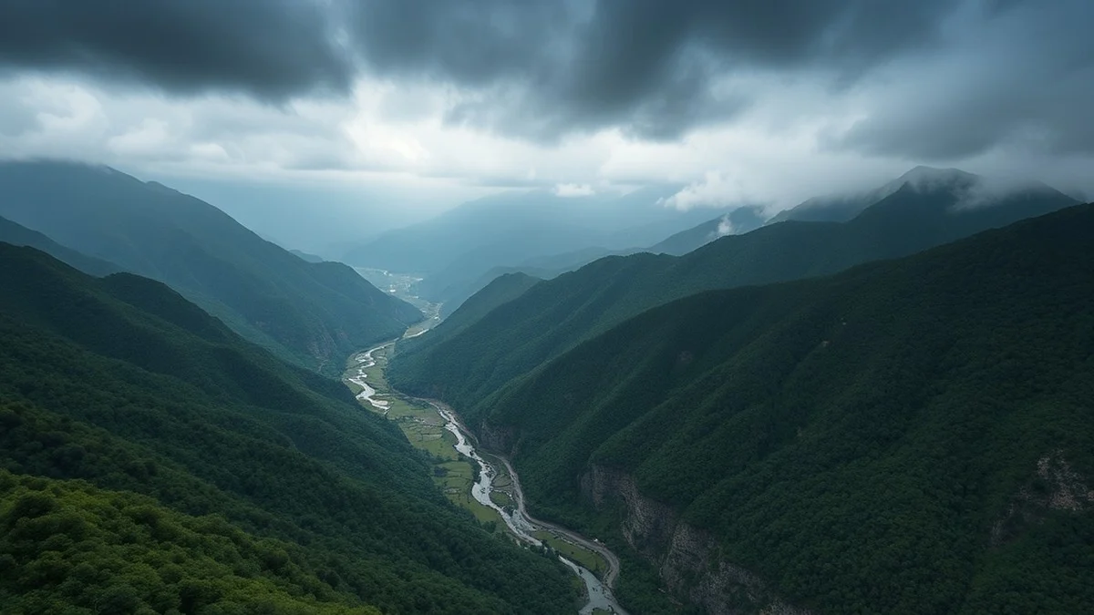 Artvin'de Gök Gürültülü Sağanak Yağışlar Başlıyor