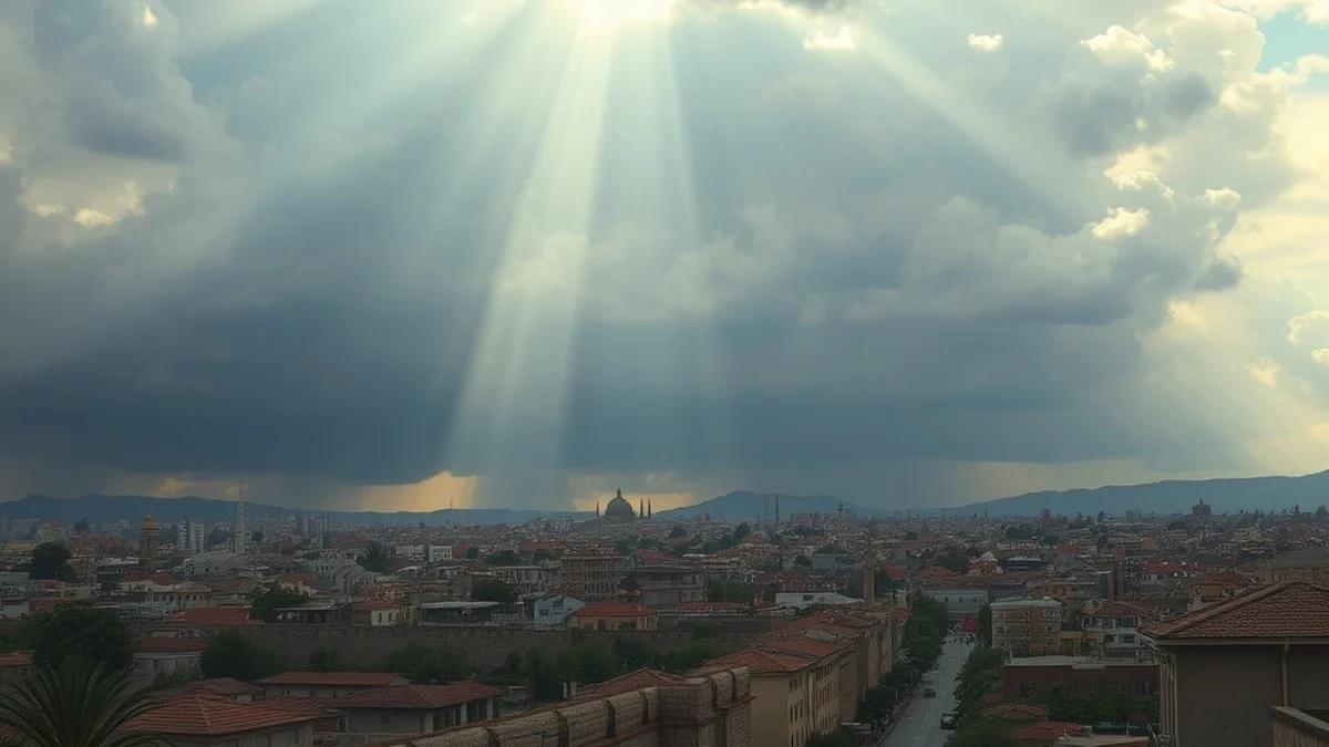 Diyarbakır Bu Cuma Sıcak Havanın Ortasında Aniden Bastıran Yağışa Hazır Mı?