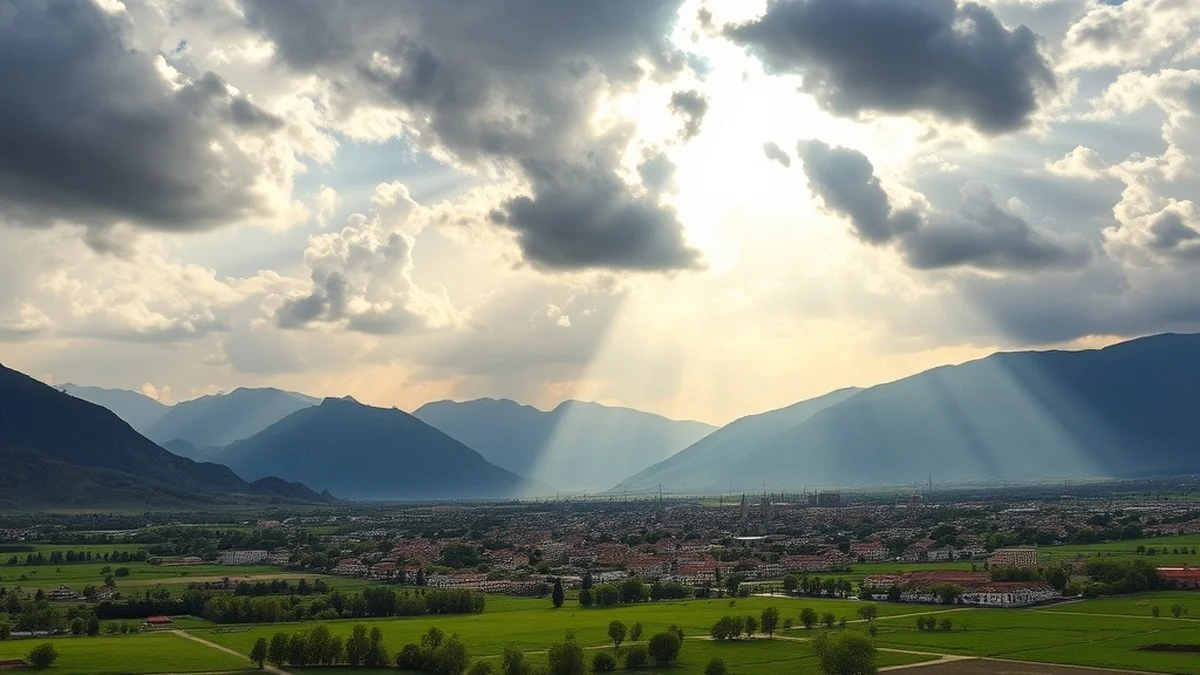 Erzincan Güne Sıcak Başlıyor Ancak Cuma Günü Sağanak Yağış Kapıda