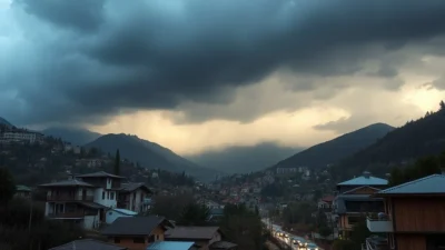 Gümüşhane'de Yaz Sıcakları Yerini Gök Gürültülü Yağışa Bırakıyor: Termometreler Düşüşe Geçiyor