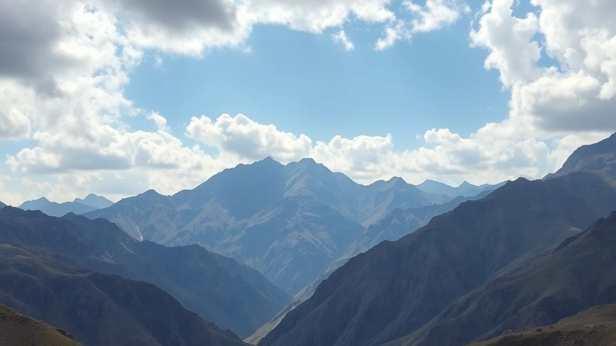 Hakkari'de Az Bulutlu Gökyüzü Sıcaklıkları 30 Derecede Tutuyor