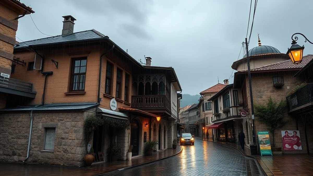 Karabük Hafta Sonuna Şiddetli Yağışla Başlıyor: Şemsiyesiz Sokağa Çıkmayın