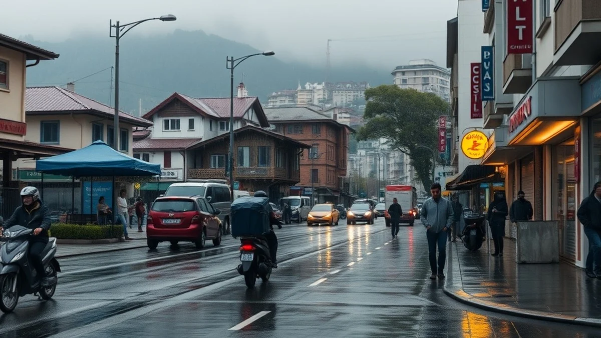 Rize'de Gökgürültülü Sağanak Yağış Etkili Oluyor: Sıcaklık 28 Derece Ölçülecek
