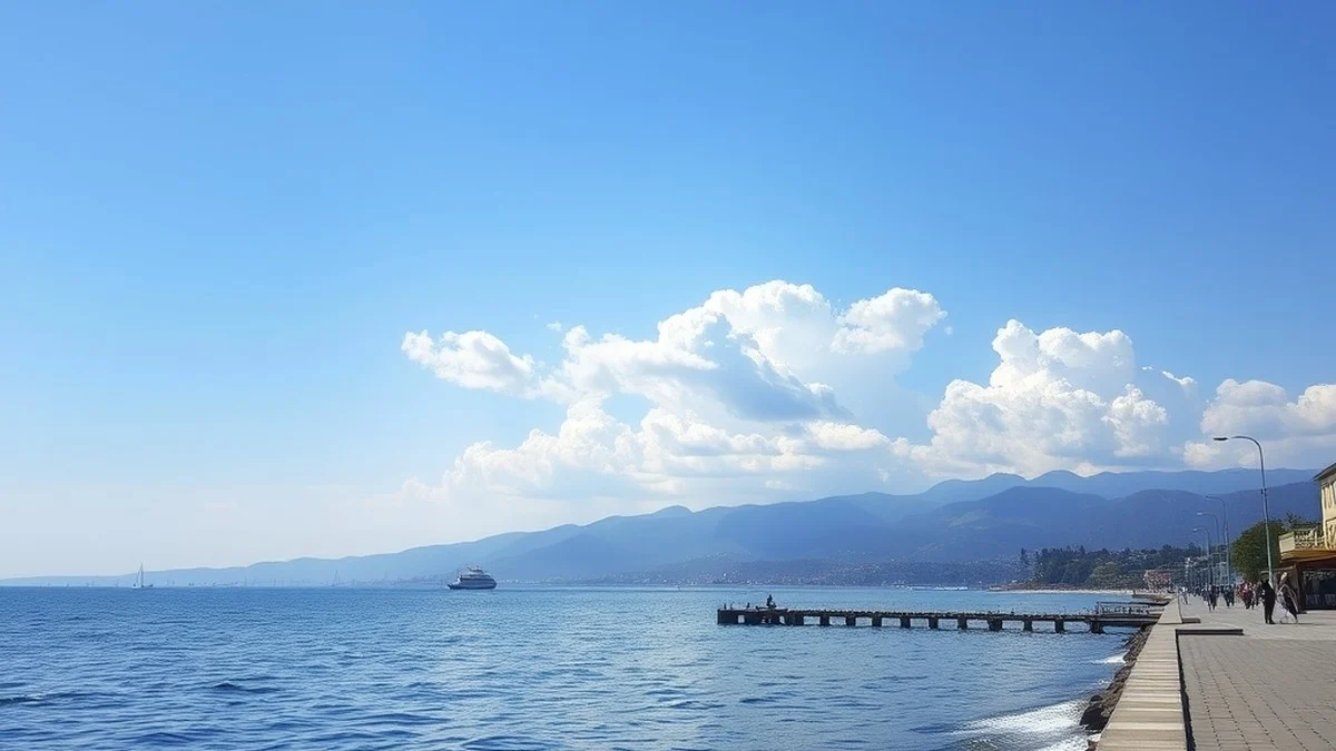 Tekirdağ'da Bugün Az Bulutlu ve Sıcak Hava Bekleniyor